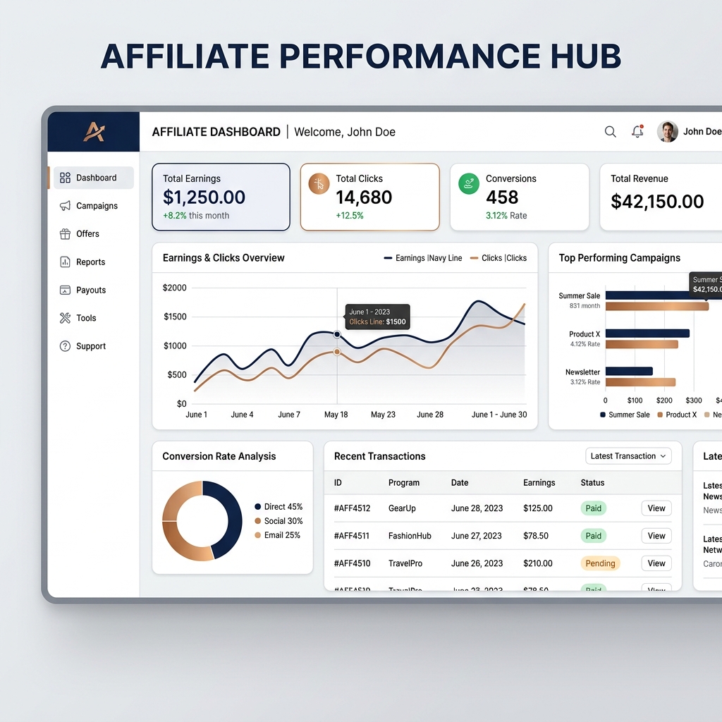 Affiliate Marketing Dashboard