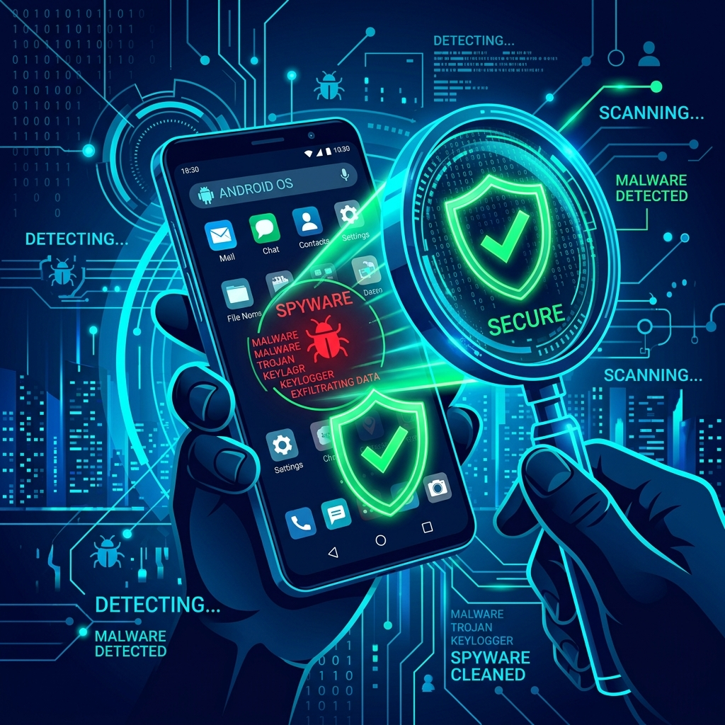 Detect Hidden Spyware Android