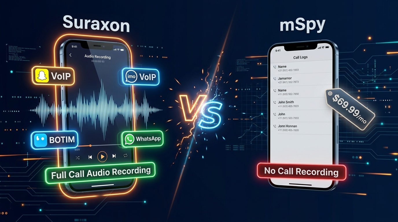 Suraxon vs mSpy Visual Comparison
