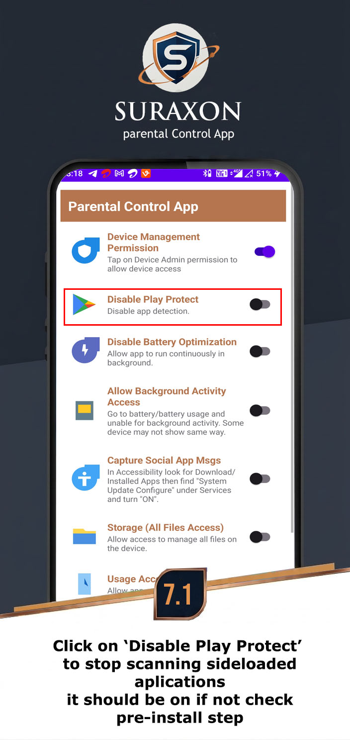 Verify Play Protect is Disabled
