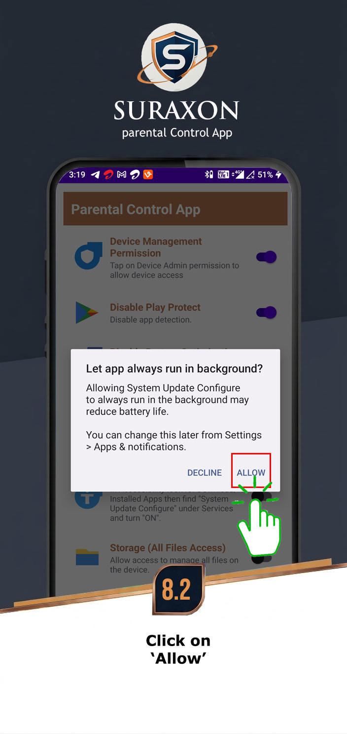 Allow Background Run