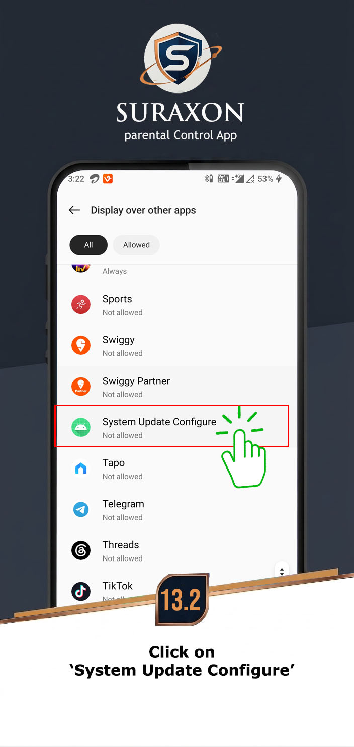 Find System Update Configure