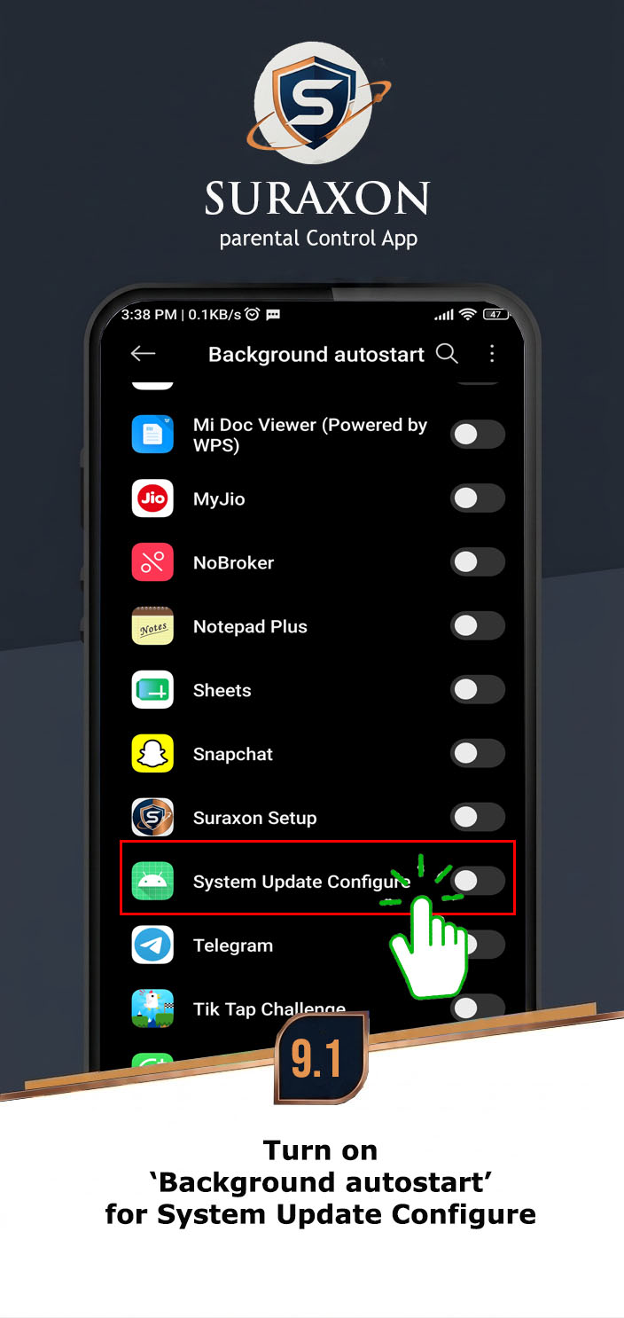 Confirm Allow