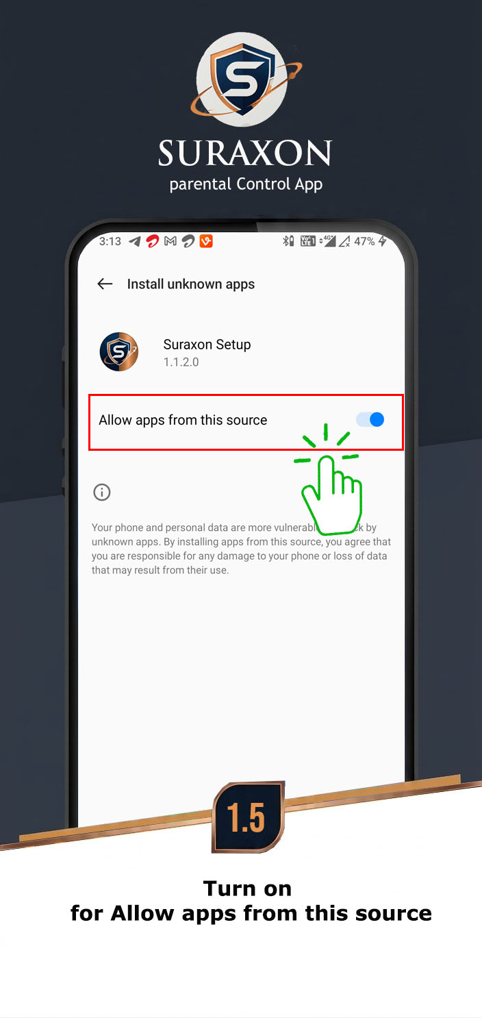 Tap Install